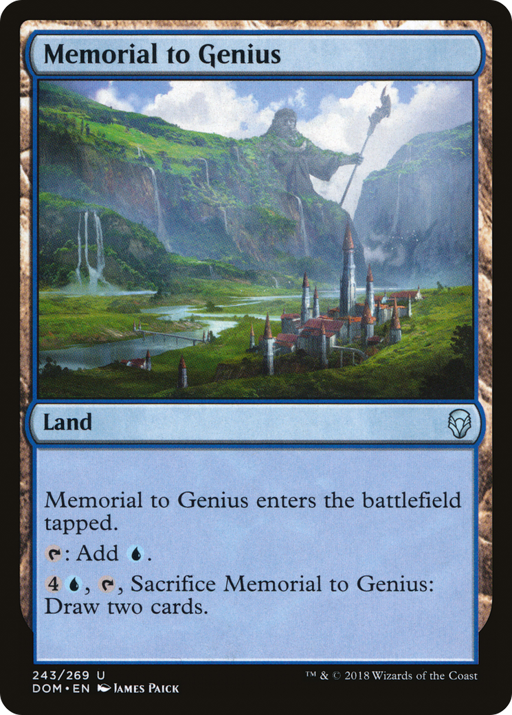 Memorial to Genius (DOM-243) - Dominaria