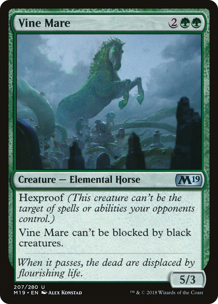 Vine Mare (M19-207) - Core Set 2019 Foil