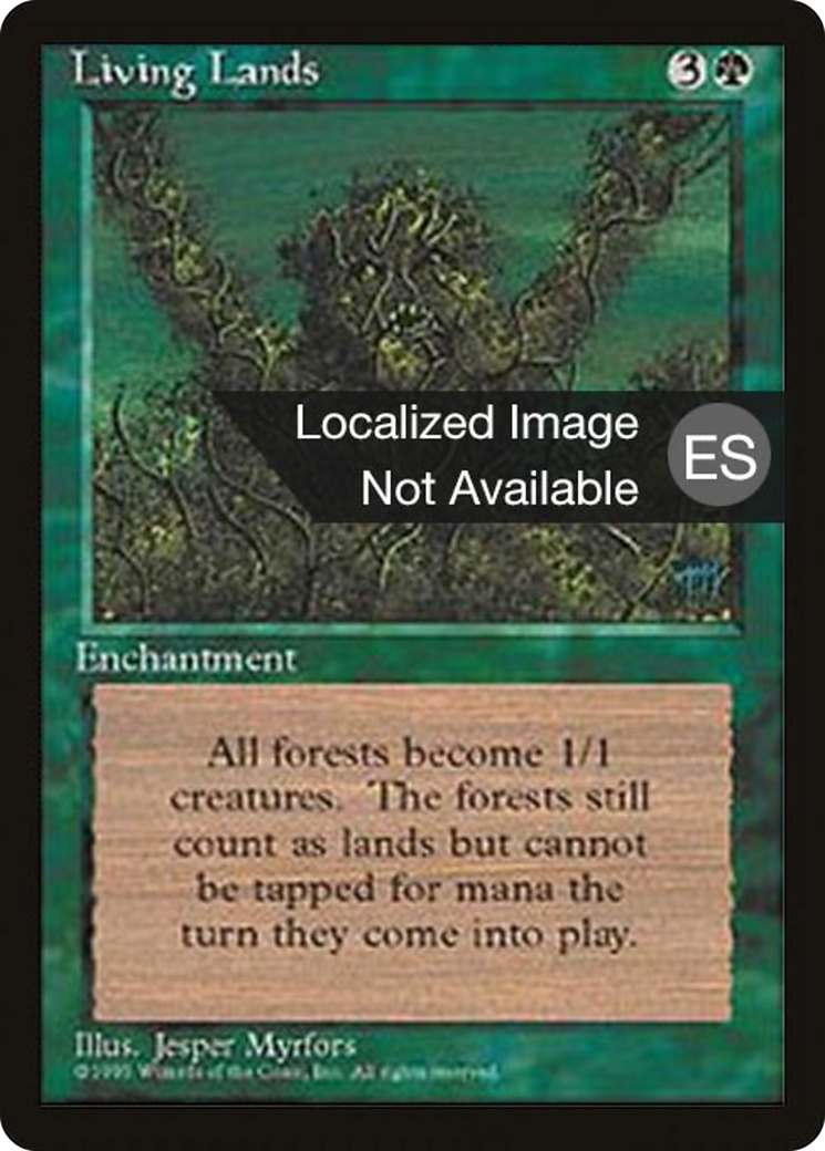 Living Lands (4BB-260) - Fourth Edition Foreign Black Border