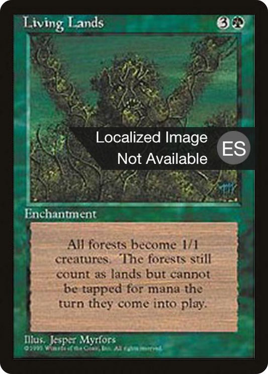 Living Lands (4BB-260) - Fourth Edition Foreign Black Border