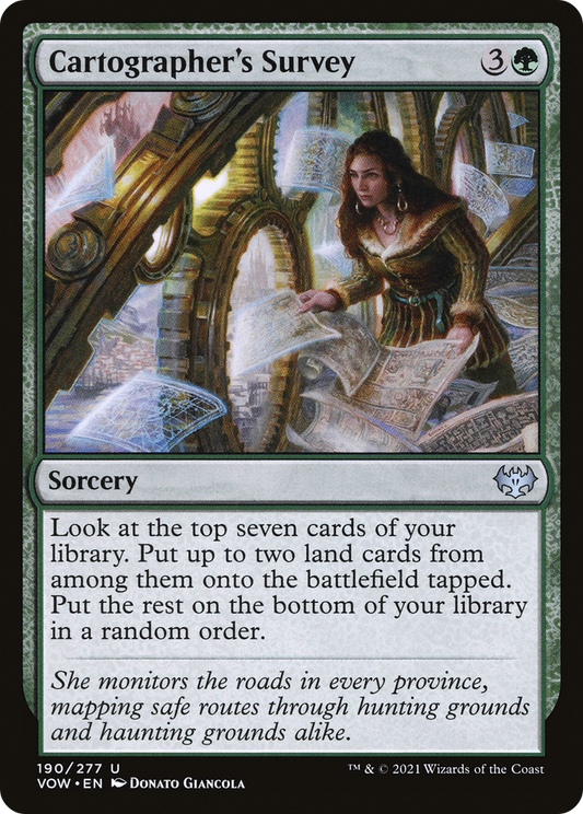 Cartographer's Survey (VOW-190) - Innistrad: Crimson Vow