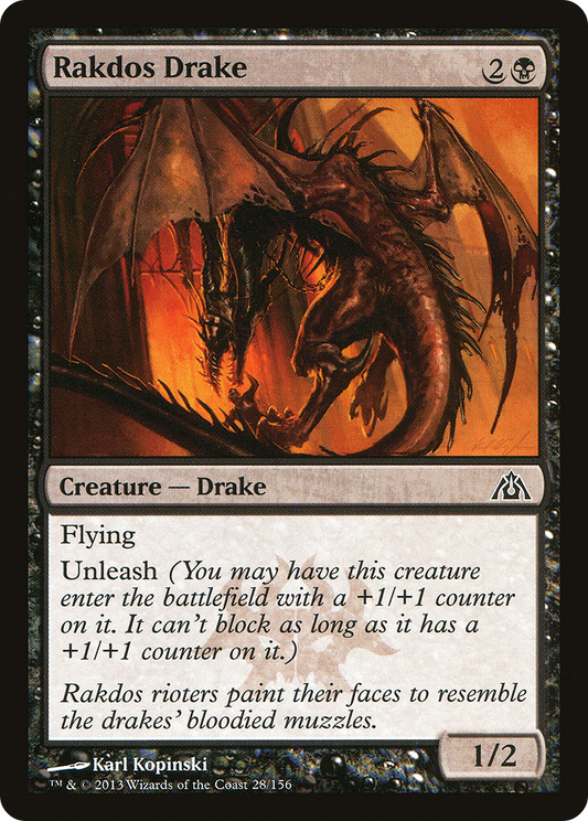 Rakdos Drake (DGM-028) - Dragon's Maze