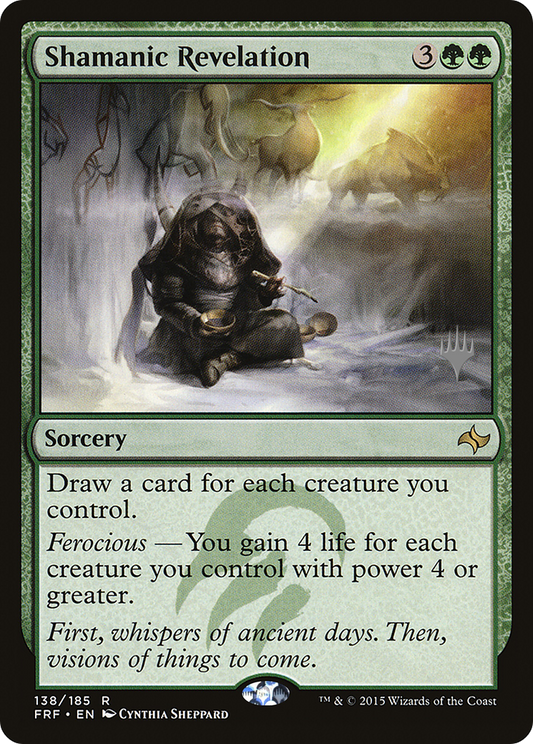 Shamanic Revelation (PFRF-138P) - Fate Reforged Promos