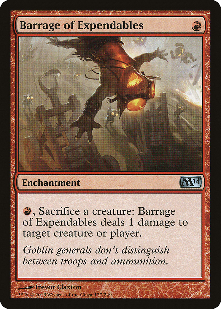 Barrage of Expendables (M14-127) - Magic 2014