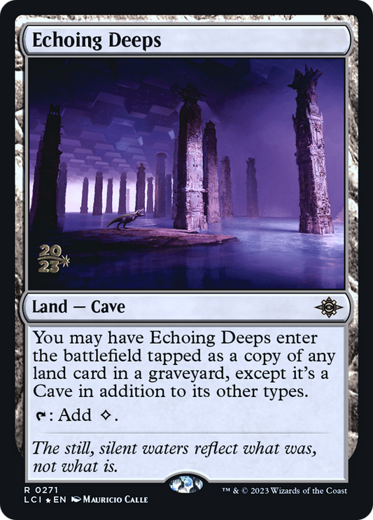 Echoing Deeps (PLCI-271S) - The Lost Caverns of Ixalan Promos Foil