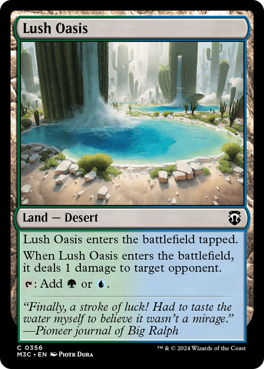 Lush Oasis (M3C-356) - Modern Horizons 3 Commander