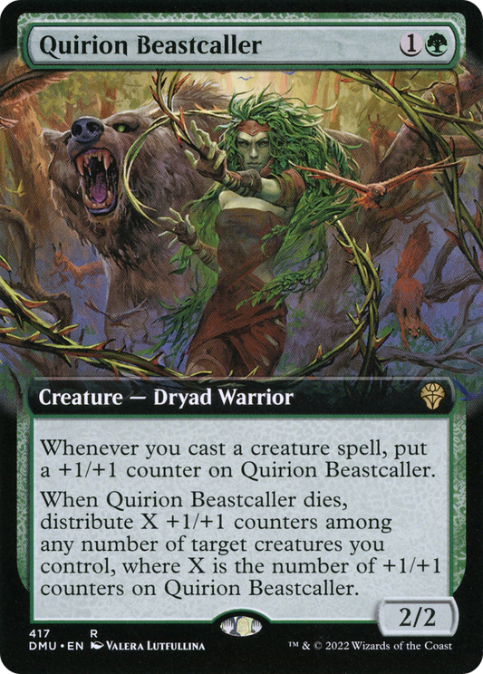 Quirion Beastcaller (DMU-417) - Dominaria United: (Extended Art) Foil