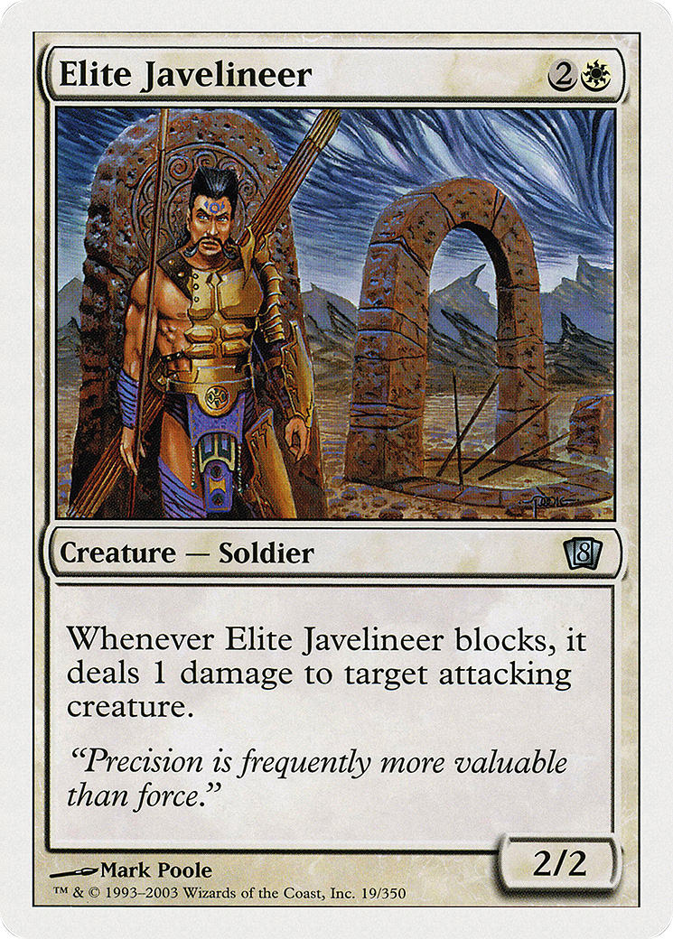 Elite Javelineer (8ED-019) - Eighth Edition