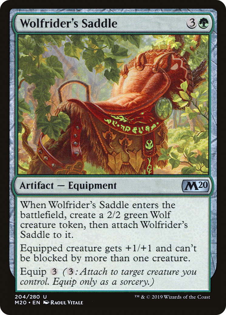 Wolfrider's Saddle  (M20-204) - Core Set 2020