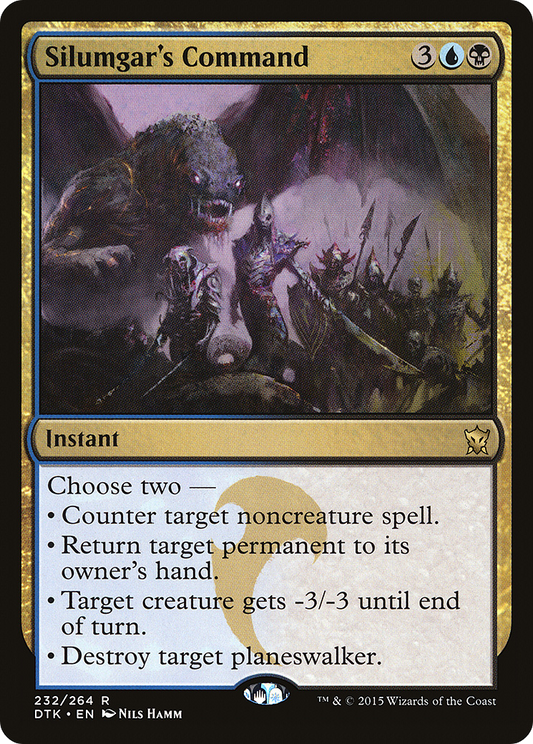 Silumgar's Command (DTK-232) - Dragons of Tarkir Foil