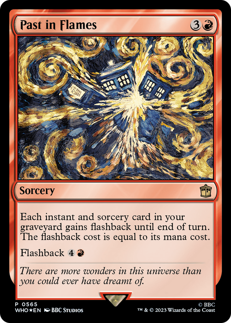 Past in Flames (LARP-565) - Doctor Who Foil