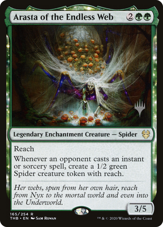 Arasta of the Endless Web (PPTHB-165) - Theros Beyond Death Promos Foil (Promo Pack)