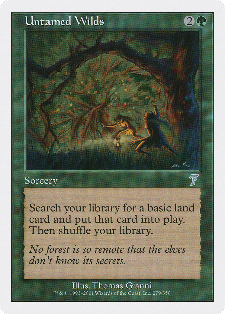 Untamed Wilds (7ED-279) - Seventh Edition