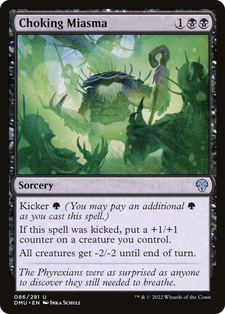 Choking Miasma (DMU-086) - Dominaria United Foil