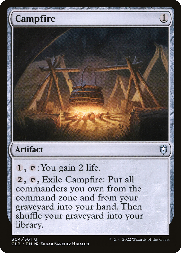 Campfire (CLB-304) - Commander Legends: Battle for Baldur's Gate Foil