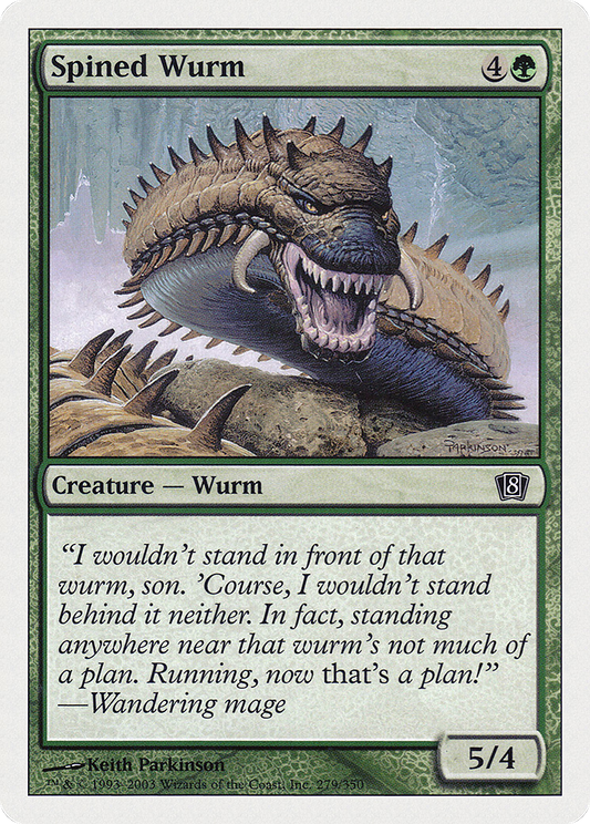 Spined Wurm (8ED-279) - Eighth Edition