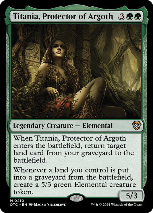 Titania, Protector of Argoth (OTC-210) - Outlaws of Thunder Junction Commander