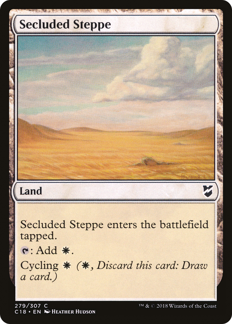 Secluded Steppe (C18-279) - Commander 2018