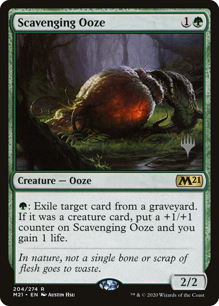 Scavenging Ooze (PPM21-204P) - Core Set 2021 Promos (Promo Pack) Foil