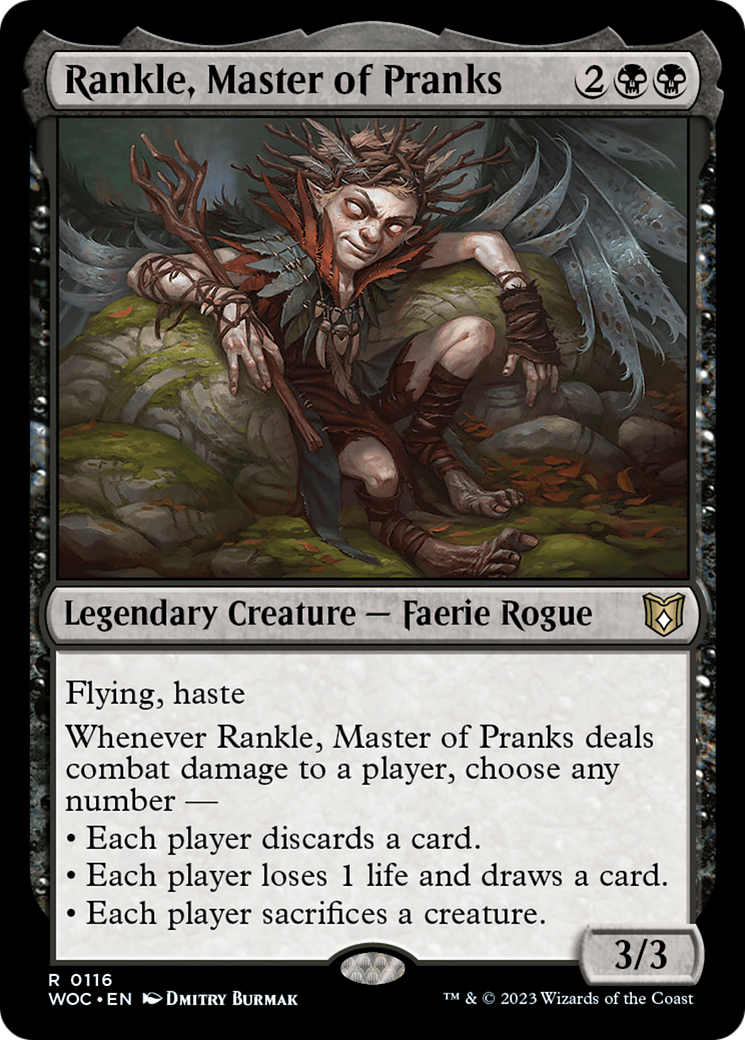 Rankle, Master of Pranks (WOC-116) - Wilds of Eldraine Commander