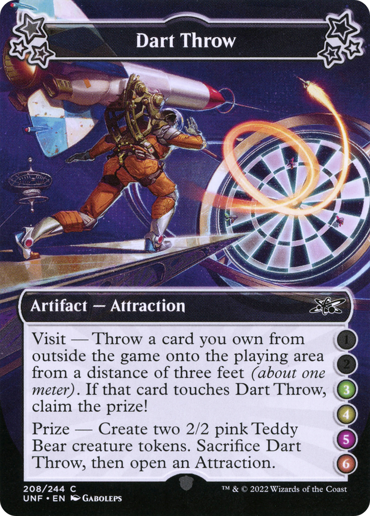 Dart Throw (3-4-5-6)  (UNF-208D) - Unfinity Foil