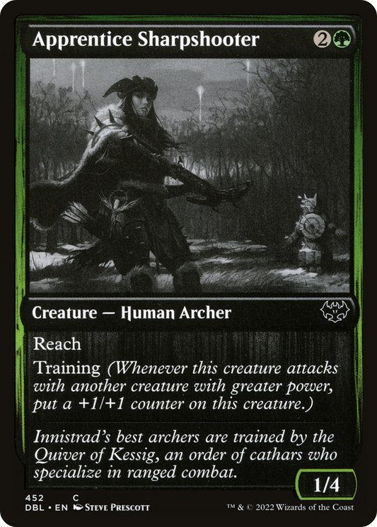 Apprentice Sharpshooter (DBL-452) - Innistrad: Double Feature Foil