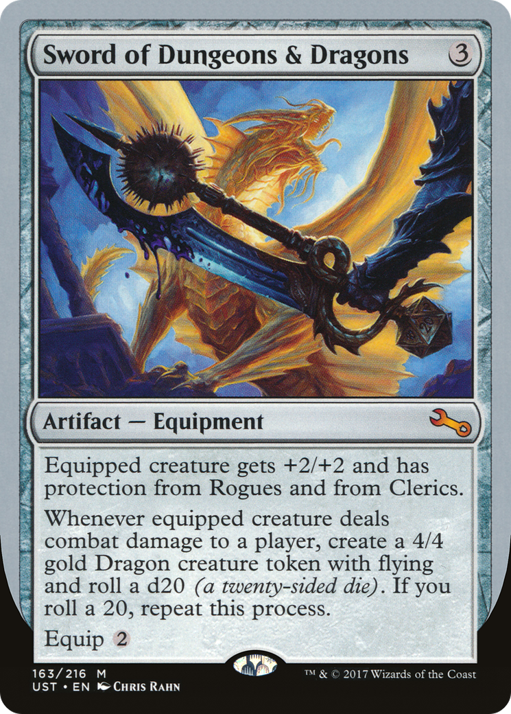 Sword of Dungeons & Dragons  (UST-163) - Unstable Foil