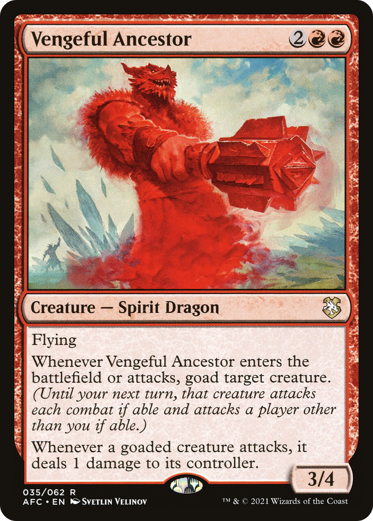 Vengeful Ancestor (AFC-035) - Forgotten Realms Commander