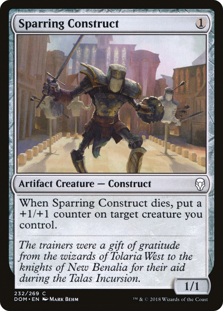 Sparring Construct (DOM-232) - Dominaria Foil