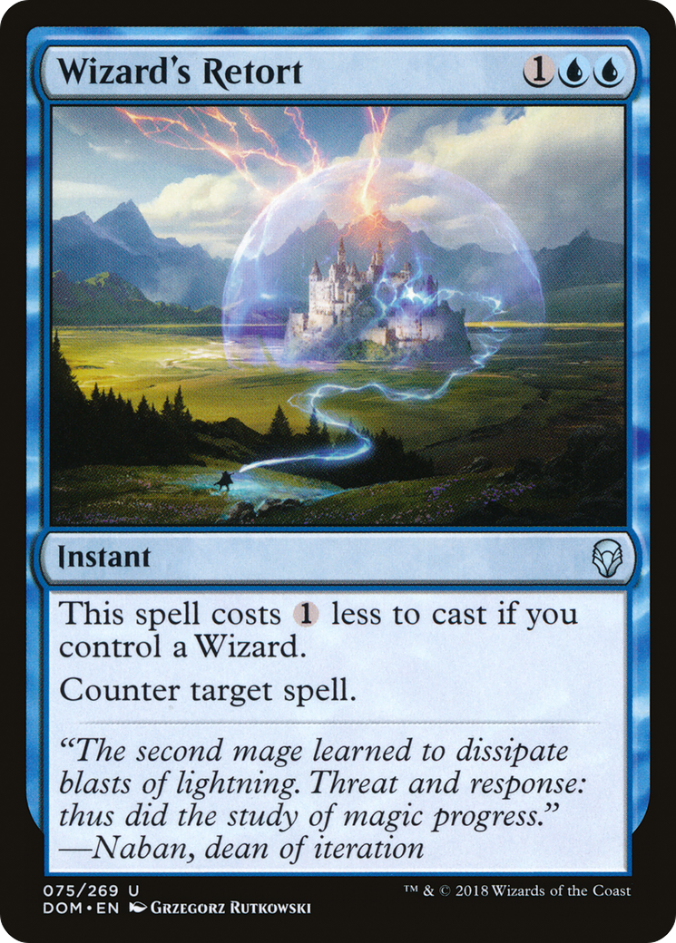 Wizard's Retort (DOM-075) - Dominaria