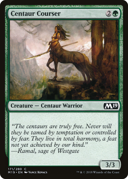 Centaur Courser (M19-171) - Core Set 2019 Foil