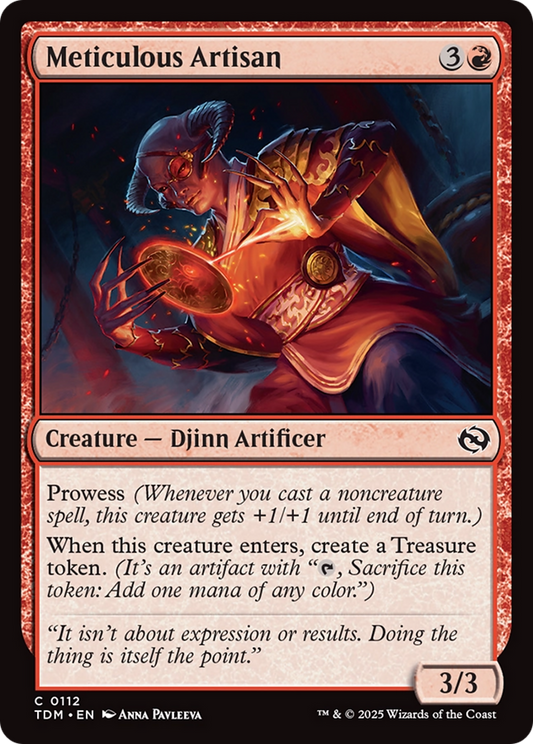 Meticulous Artisan (TDM-112) - Tarkir: Dragonstorm Foil