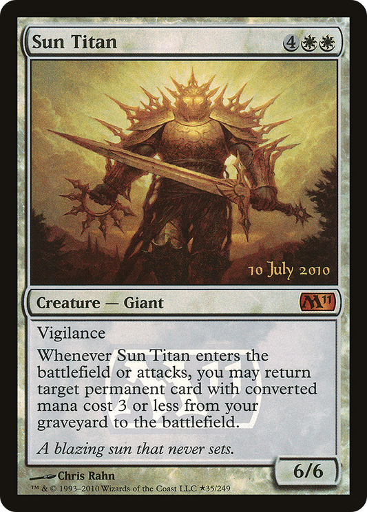 Sun Titan (PM11-35★) - Magic 2011 Promos Foil