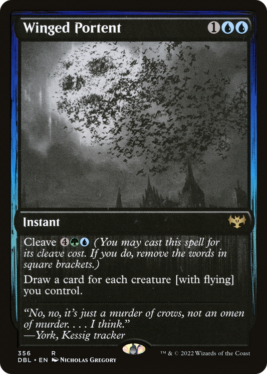 Winged Portent (DBL-356) - Innistrad: Double Feature