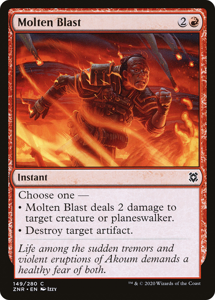 Molten Blast (ZNR-149) - Zendikar Rising