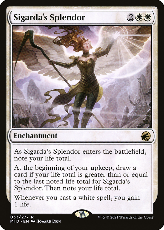 Sigarda's Splendor (MID-033) - Innistrad: Midnight Hunt Foil