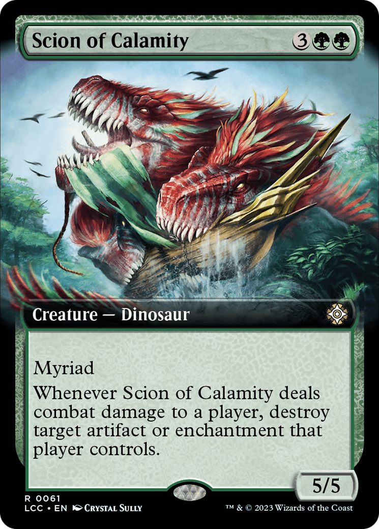 Scion of Calamity (LCC-061) - The Lost Caverns of Ixalan Commander: (Extended Art)