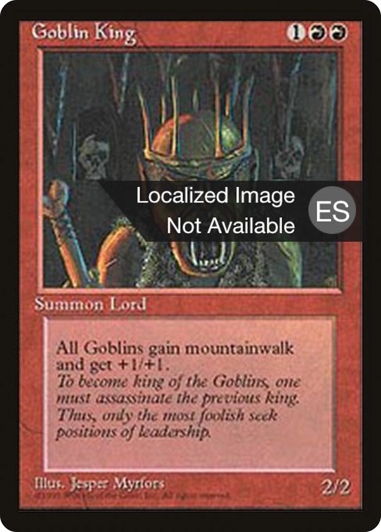 Goblin King (4BB-198) - Fourth Edition Foreign Black Border