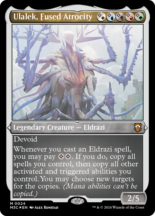 Ulalek, Fused Atrocity (M3C-024) - Modern Horizons 3 Commander Etched Foil