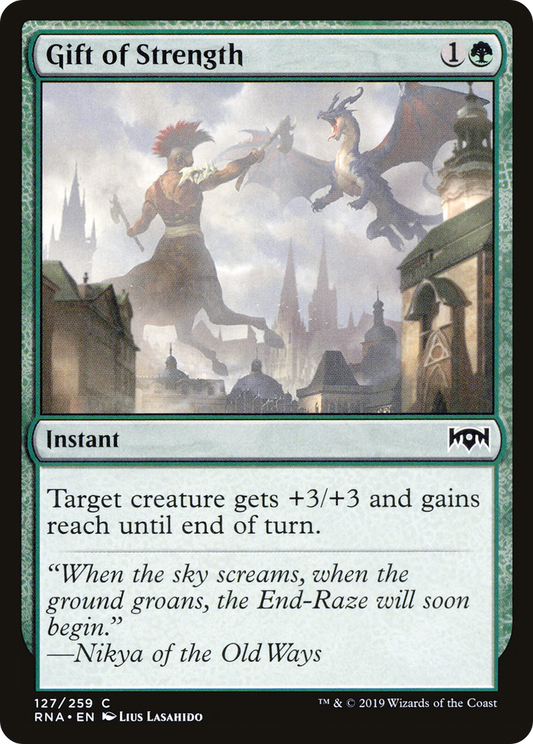 Gift of Strength (RNA-127) - Ravnica Allegiance Foil