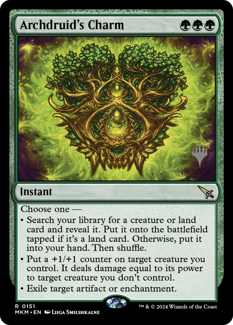 Archdruid's Charm (PPMKM-151) - Murders at Karlov Manor Promos (Promo Pack)