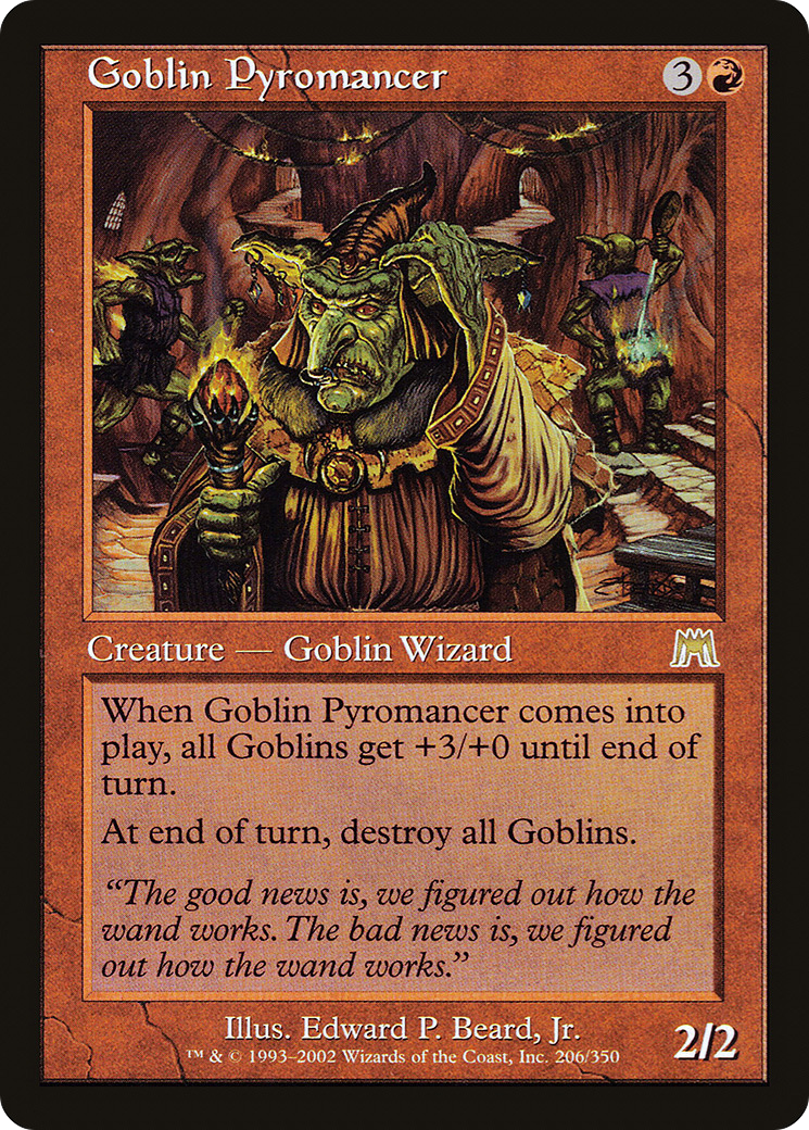 Goblin Pyromancer (ONS-206) - Onslaught Foil