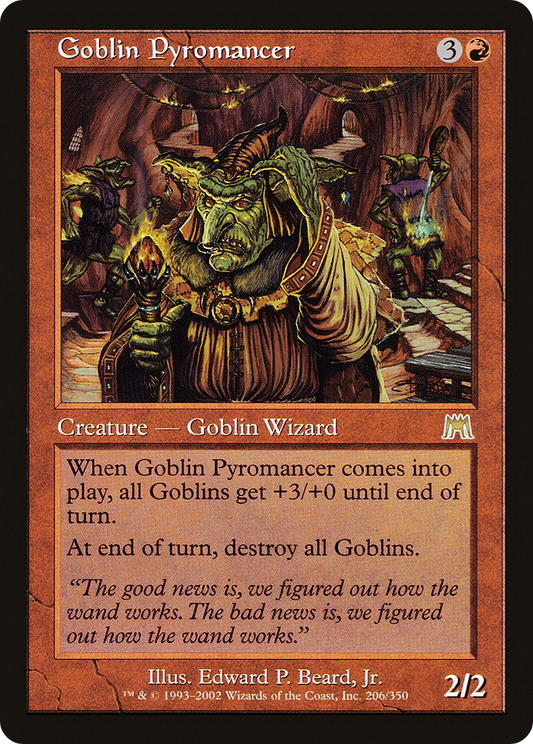 Goblin Pyromancer (ONS-206) - Onslaught Foil