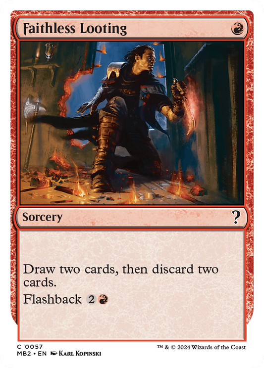 Faithless Looting (MB2-057) - Mystery Booster 2