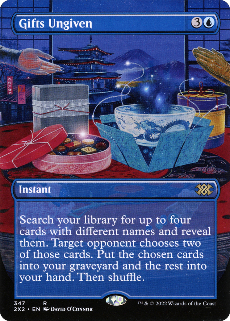 Gifts Ungiven  (Borderless)(2X2-347) - Double Masters 2022 Foil