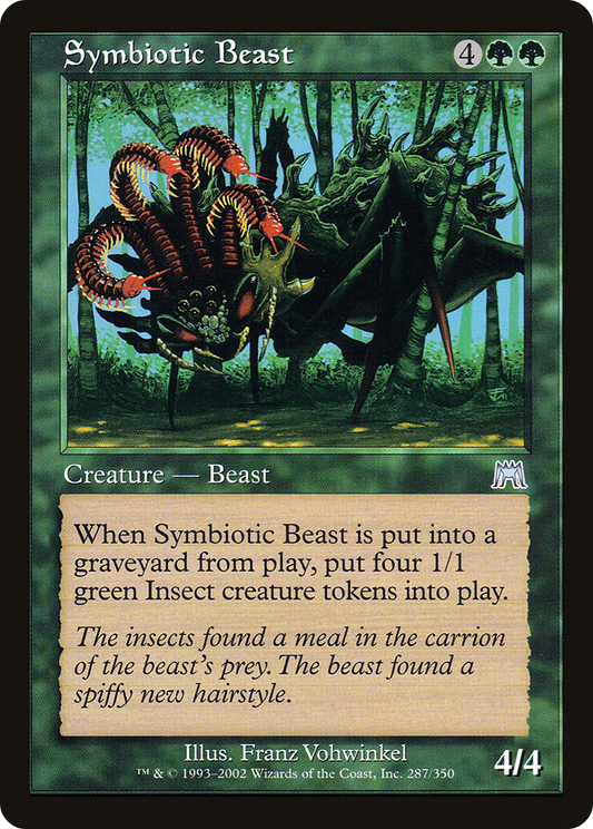 Symbiotic Beast (ONS-287) - Onslaught Foil