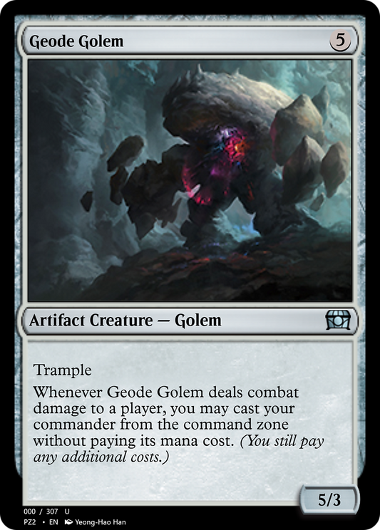 Geode Golem (PZ2-70727) - Treasure Chest Foil