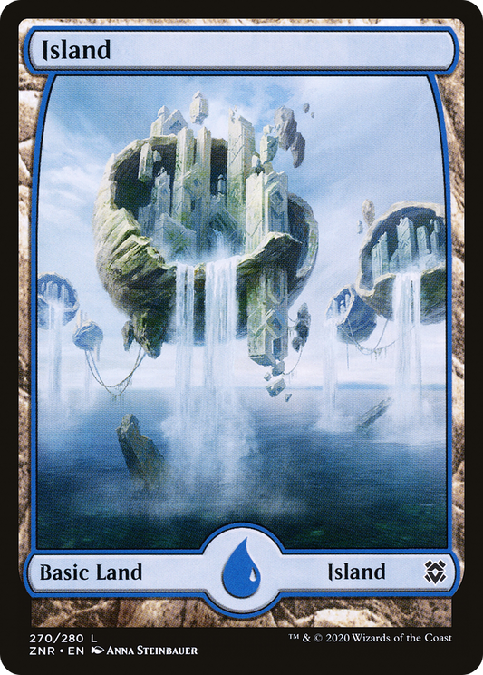 Island (ZNR-270) - Zendikar Rising: (Full Art) Foil