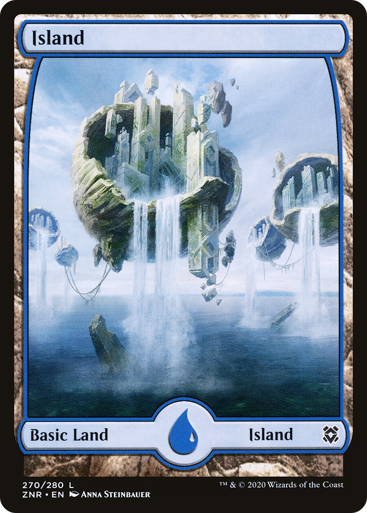 Island (ZNR-270) - Zendikar Rising: (Full Art)