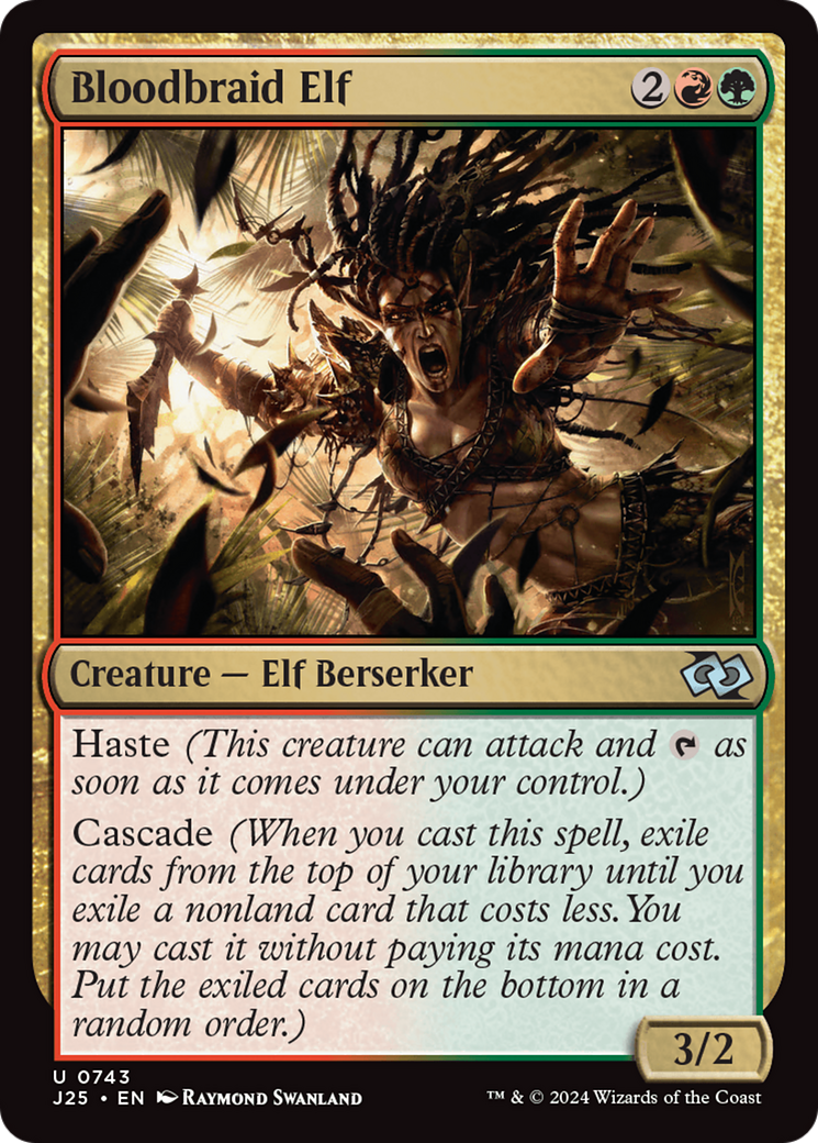 Bloodbraid Elf (J25-743) - Foundations Jumpstart Foil